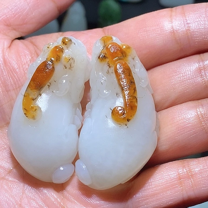 和田玉挂件未镶嵌