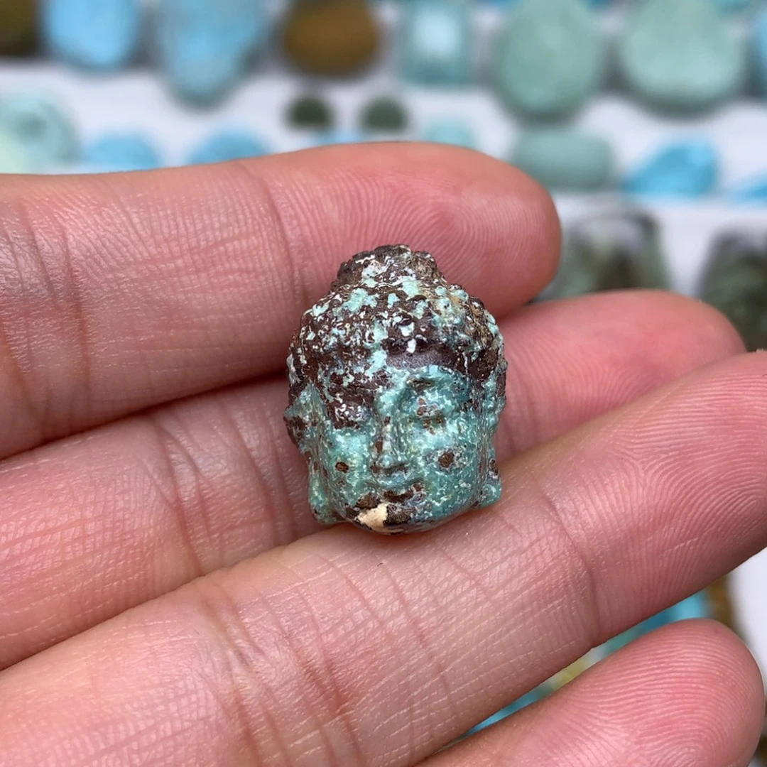 特色雕刻佛首5克