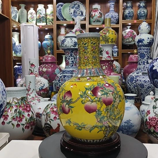 瓷片景德镇陶瓷花瓶子