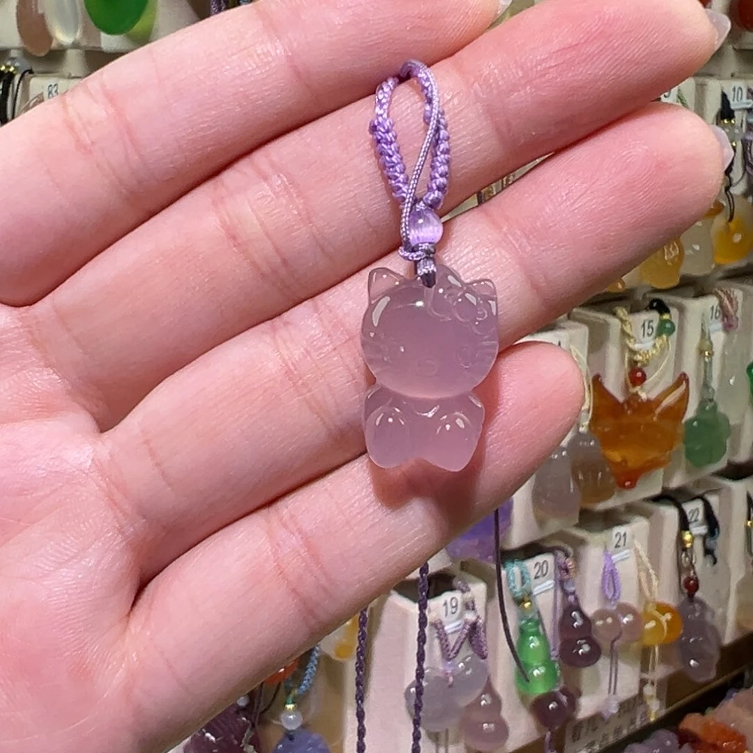 玛瑙/玉髓未镶嵌吊坠(赠链)