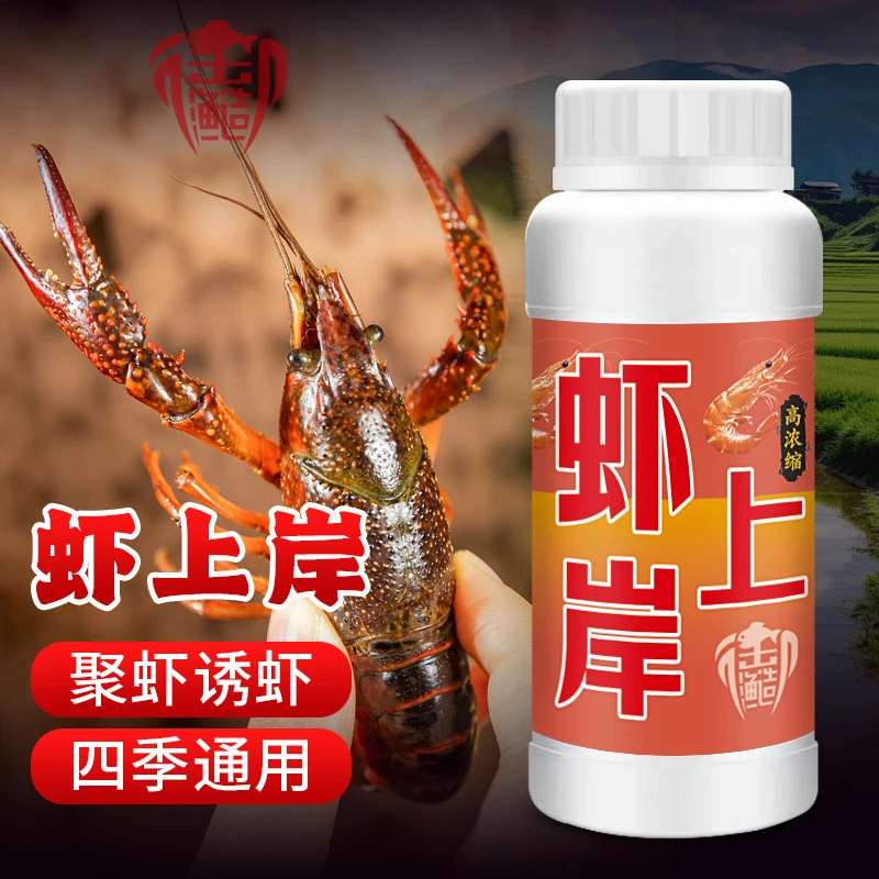虾上岸钓鱼龙虾河虾螃蟹野外网子笼聚钓鱼饵料