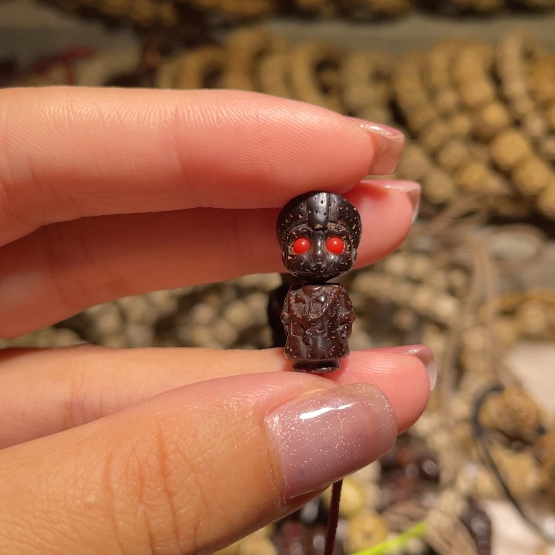 星月菩提吊坠黑金僵小鱼一套