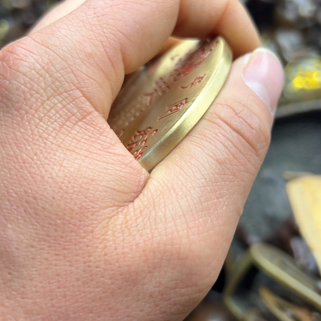 铜摆件欢迎欢迎你