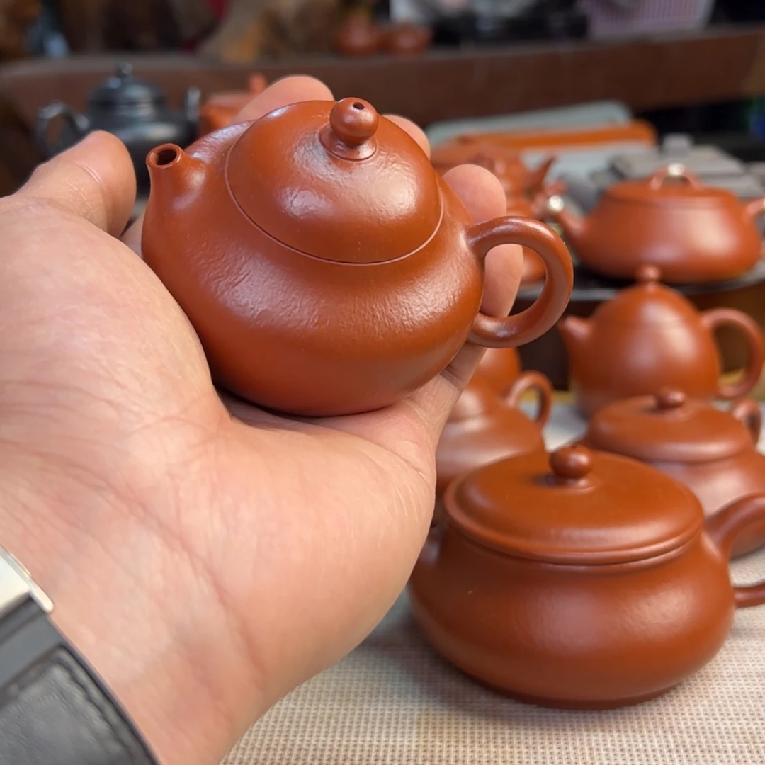 紫砂壶大*全手工制作文蛋