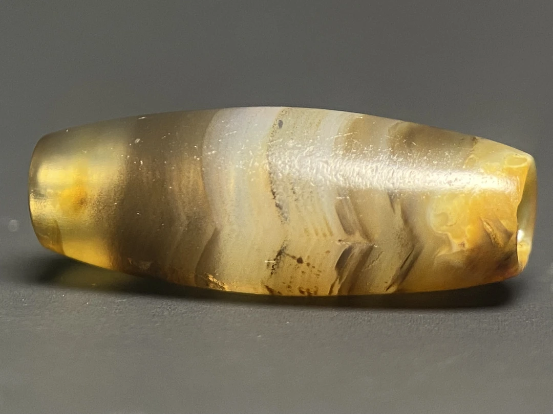 缠丝玛瑙管珠20.7*7.3mm