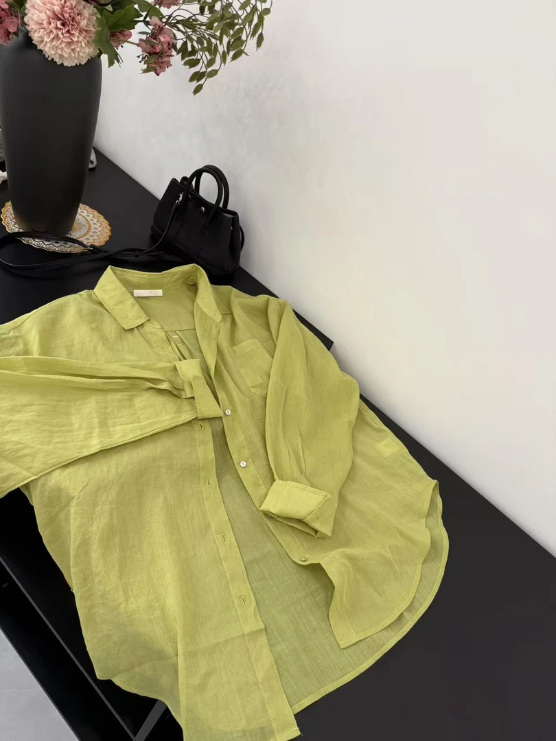 518901【蝶谷】时尚百搭衬衫