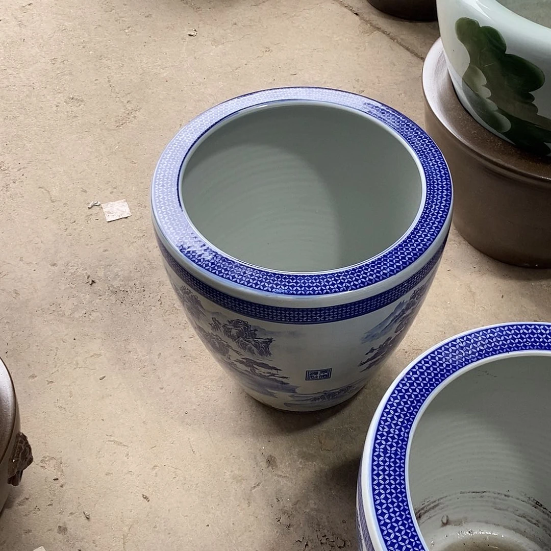 景德镇陶瓷鱼缸艺术