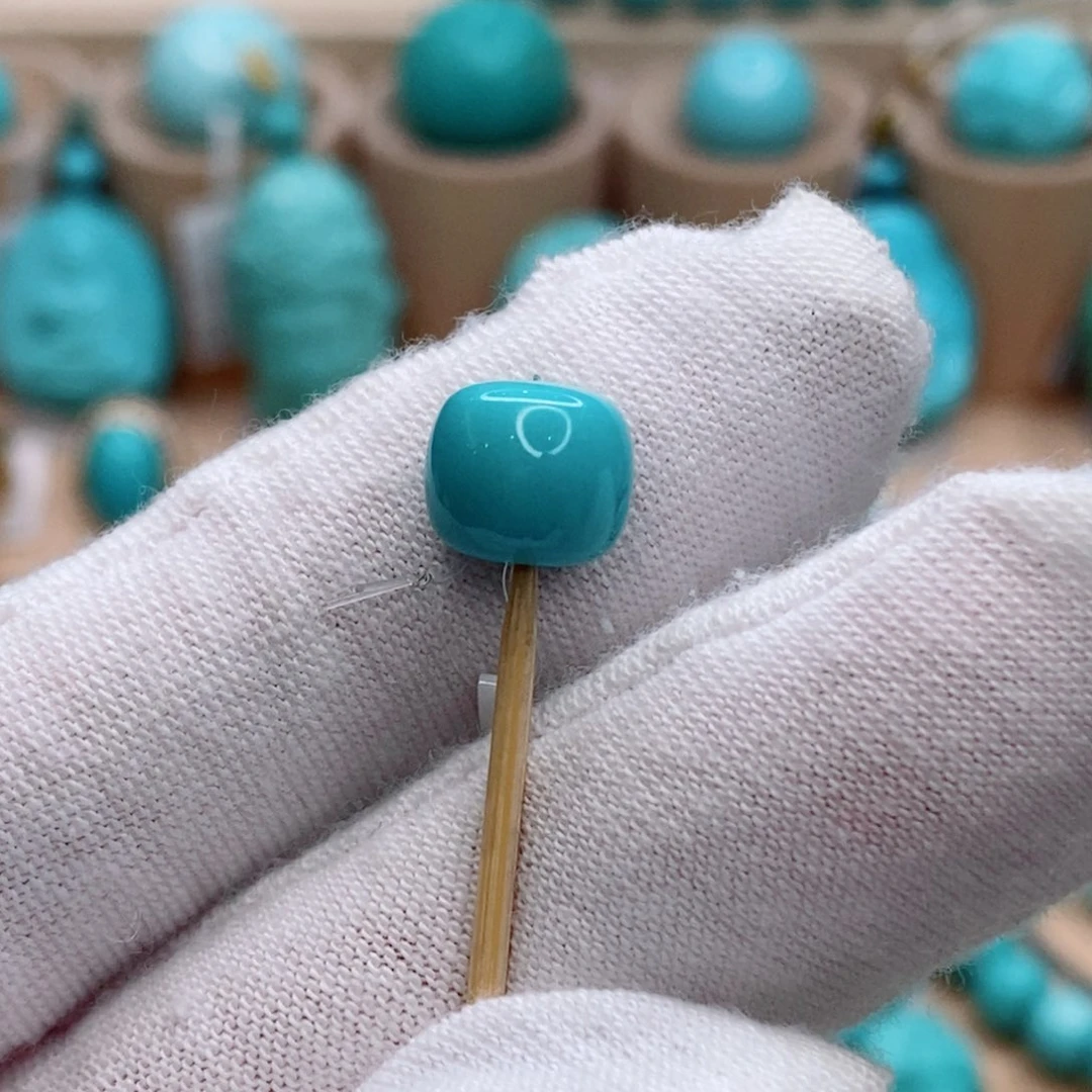 绿松石未镶嵌珠宝奇石9.3mm