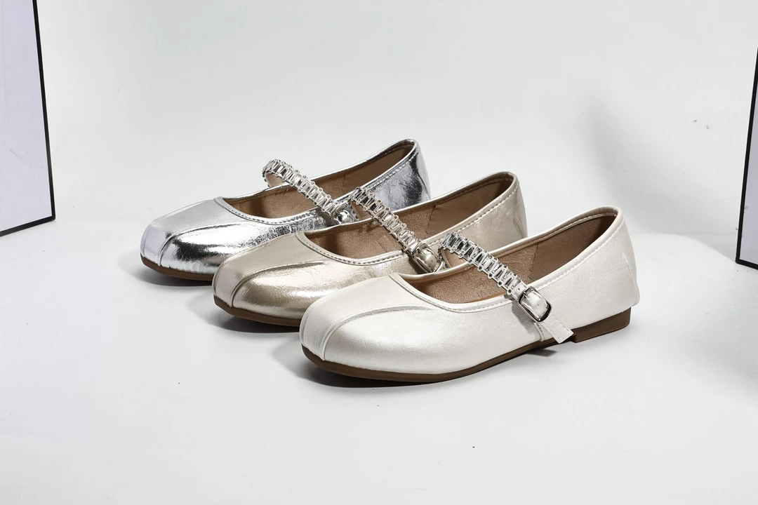 麦【运费补贴】夏季新款圆头真皮橡胶舒适百搭浅口一字带玛丽珍803