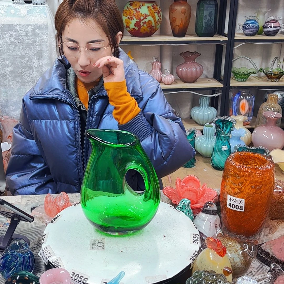 绿瓶福利家悦琉璃工艺品