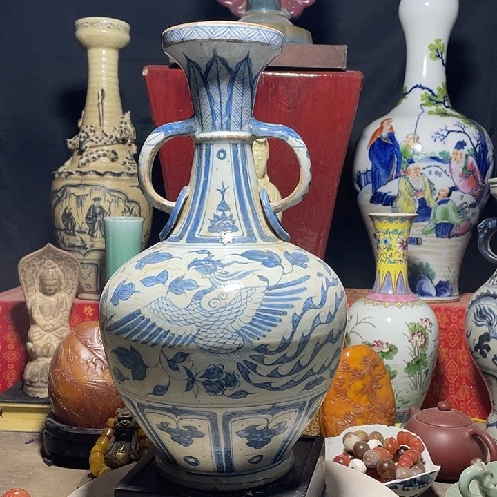 瓷片青花瓷器手工制作