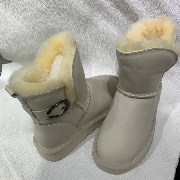 保暖时尚雪地靴休闲风防水秋冬棉鞋冬季百搭