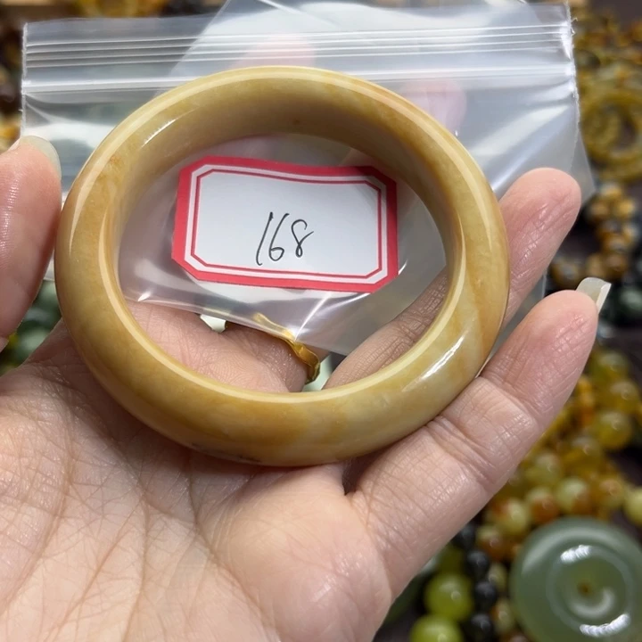 F***g蛇纹石玉未镶嵌手链