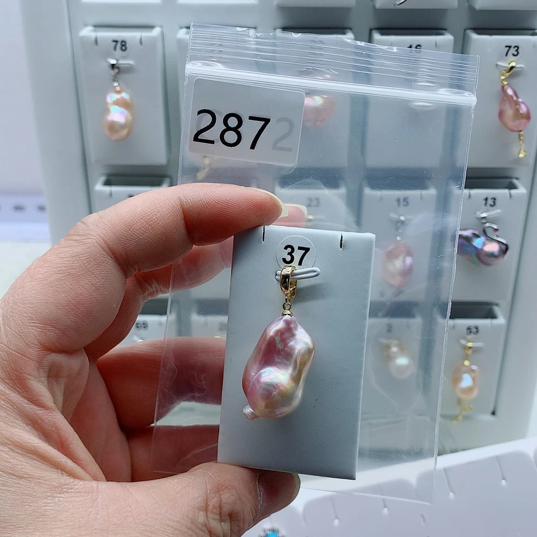 吊坠(不含链)合金淡水珍珠