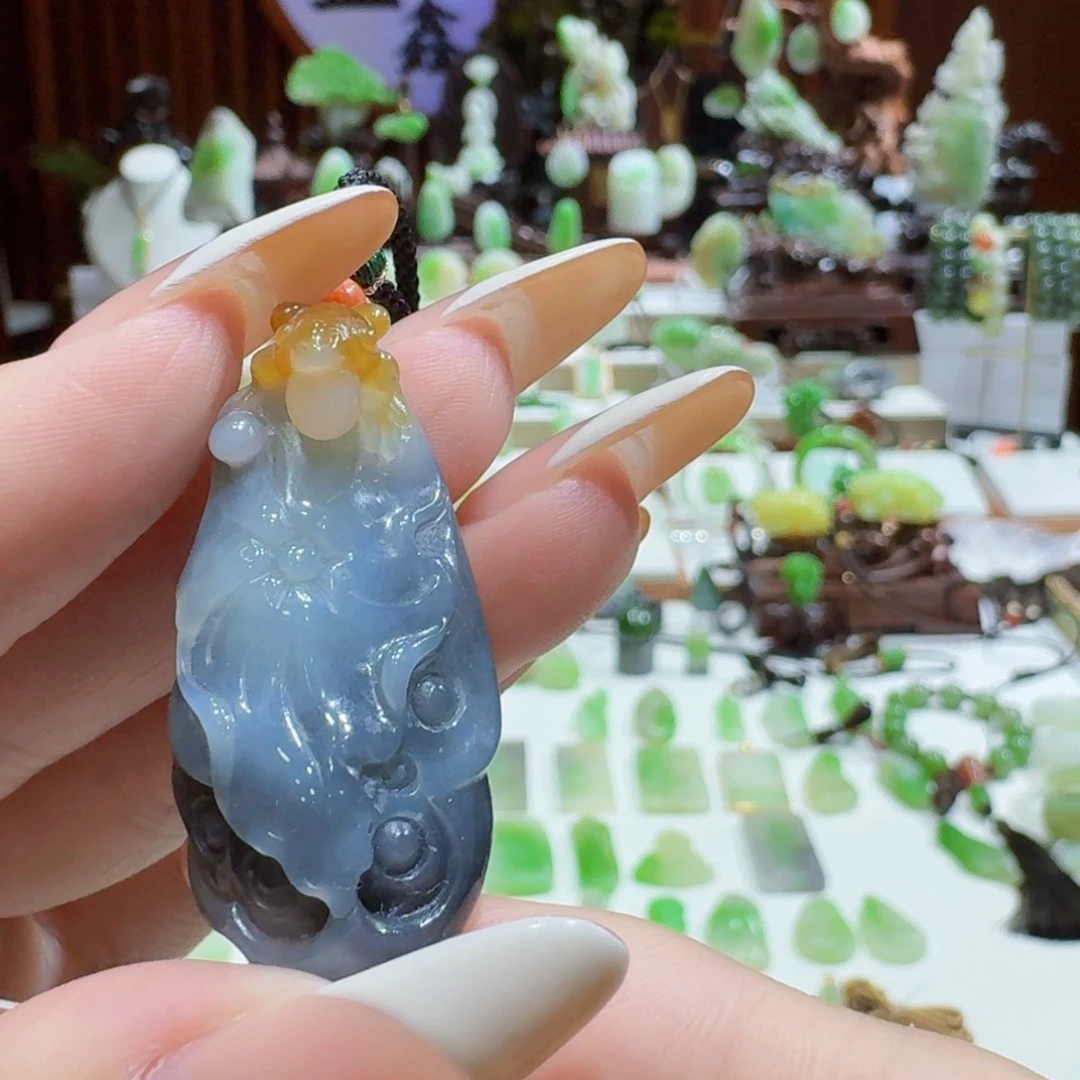 和田玉未镶嵌挂件楼兰呱呱