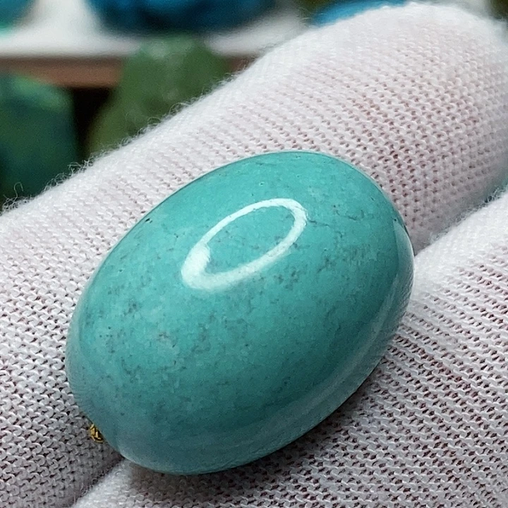 绿松石未镶嵌天然原矿 地大质检