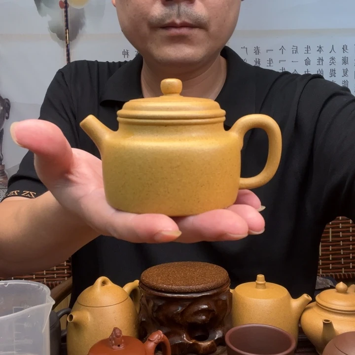 紫砂原矿紫砂壶夏****者原矿黄金段