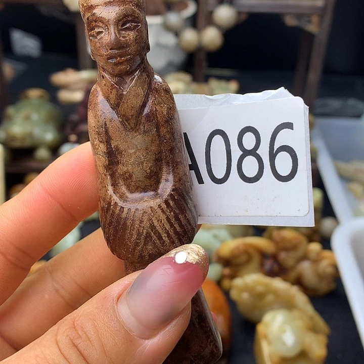 和田玉银S925镀金镶嵌颈饰