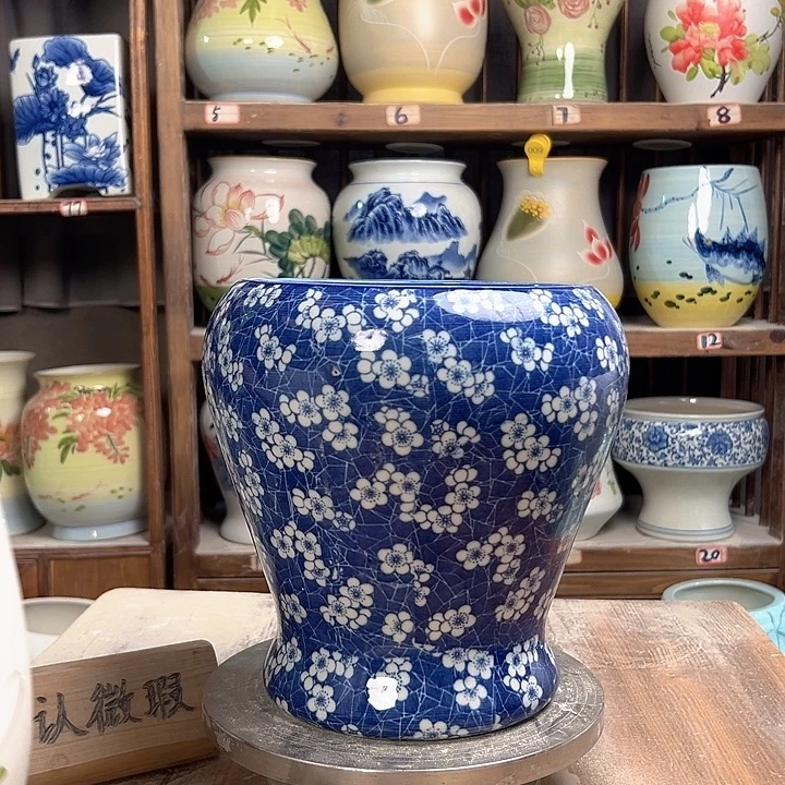 鱼尾冰梅花新款新款陶瓷陶瓷