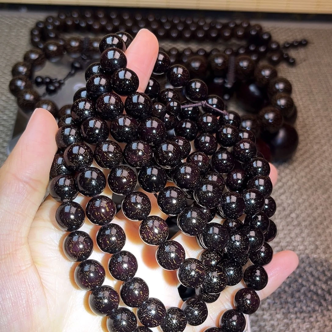 檀香紫檀（小叶紫檀）1.0 108 带星