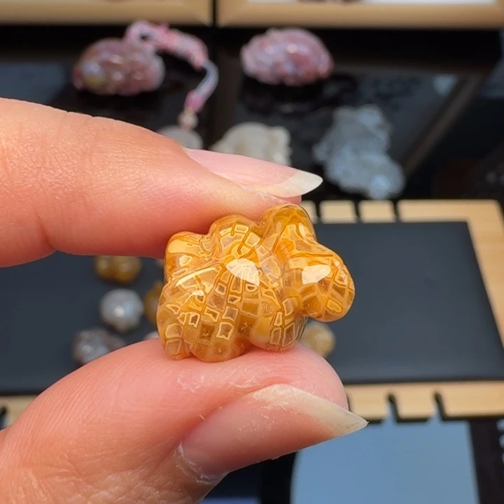 硅化玉合金颈饰万花筒蛇