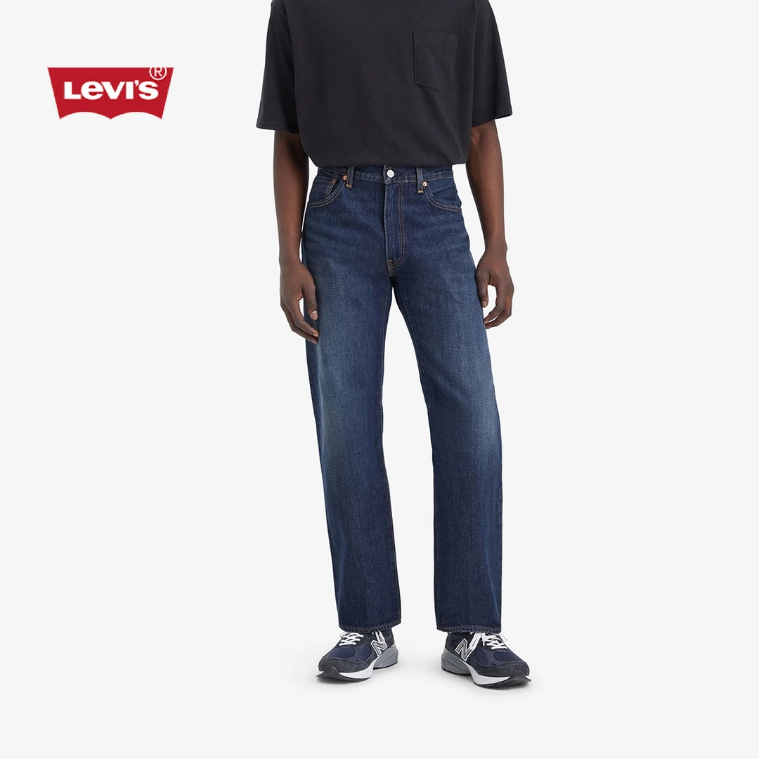 【商场同款】Levi's李维斯男士555宽松直筒简约牛仔长裤000LO-0003