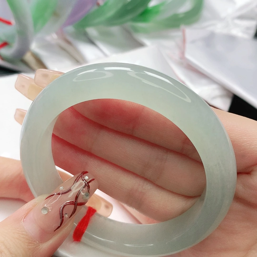 未镶嵌手镯翡翠时**苒缅甸天然A货翡翠