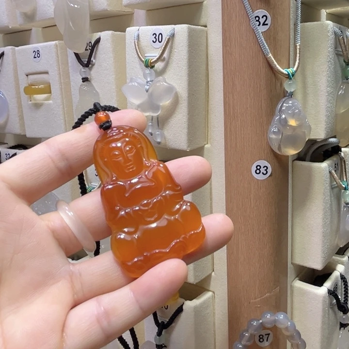 玛瑙/玉髓颈饰未镶嵌J*