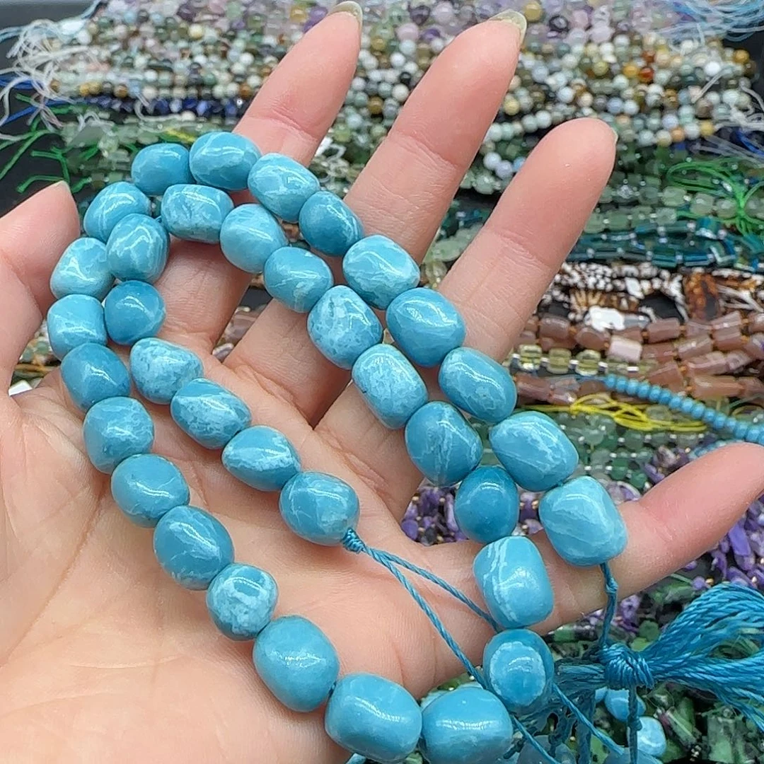 玛瑙/玉髓珠宝半成品合金海纹9-10mm一条方块