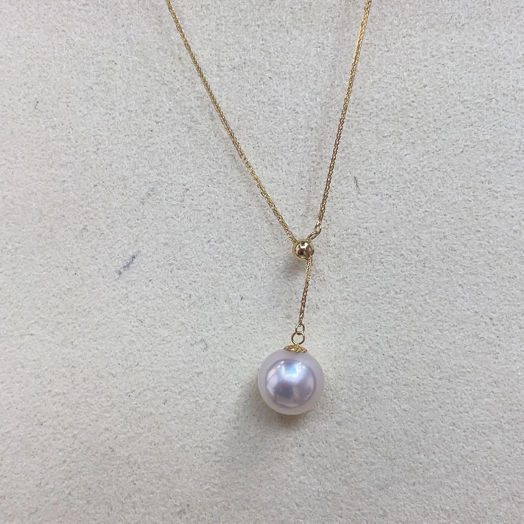 海水珍珠18K金镶嵌颈饰