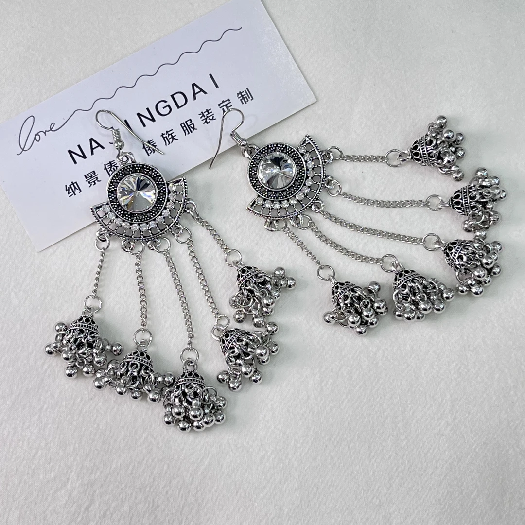 新中式民族风复古高级感古风小众清冷耳饰发簪