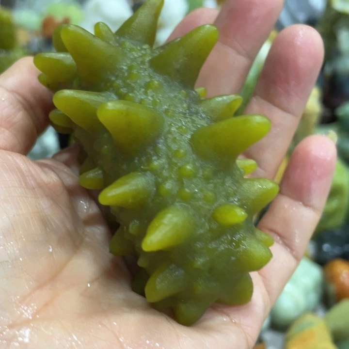 蛇纹石玉未镶嵌天然岫玉