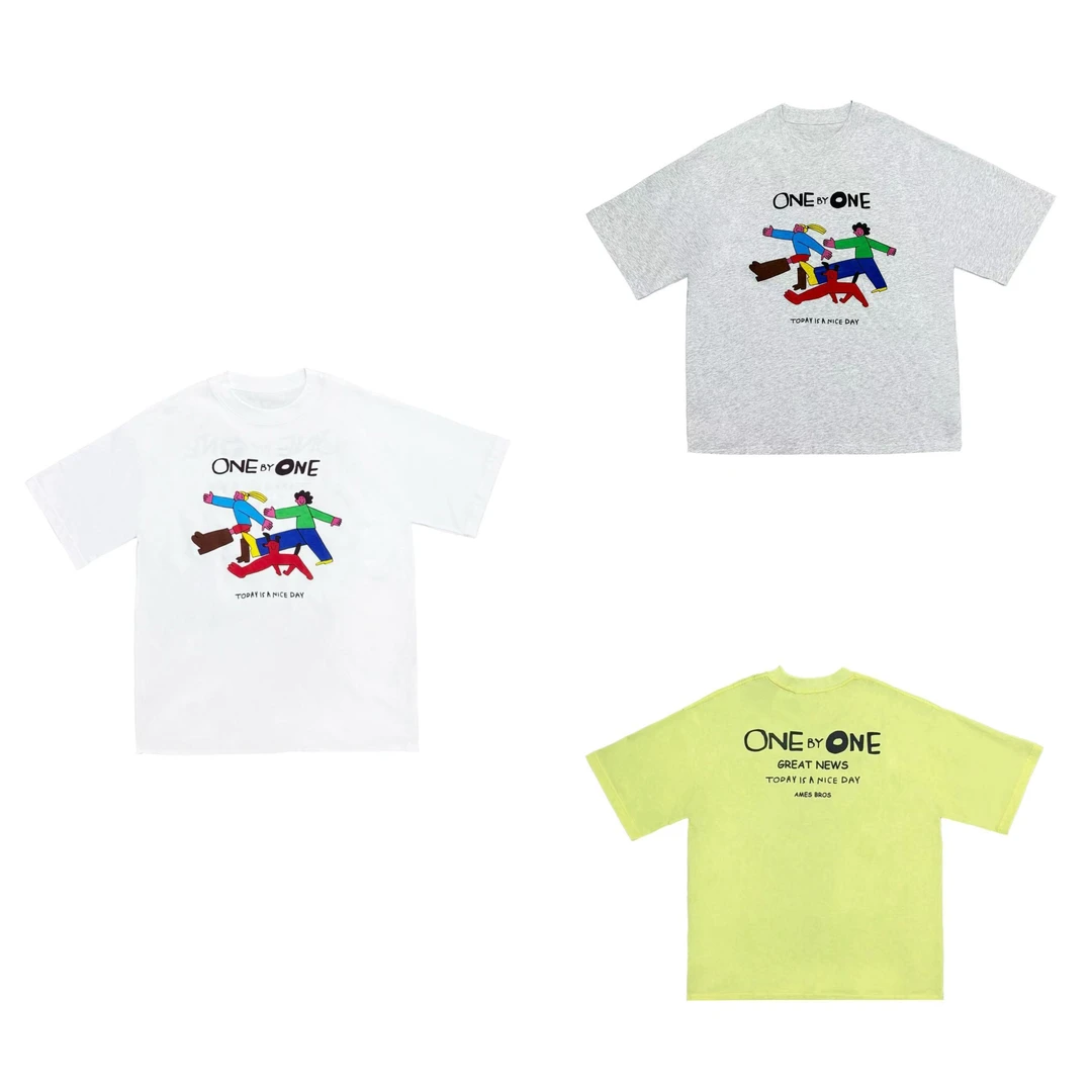 【子政同款】美式潮牌卡通涂鸦设计款百搭时尚儿童夏季短袖体恤 189