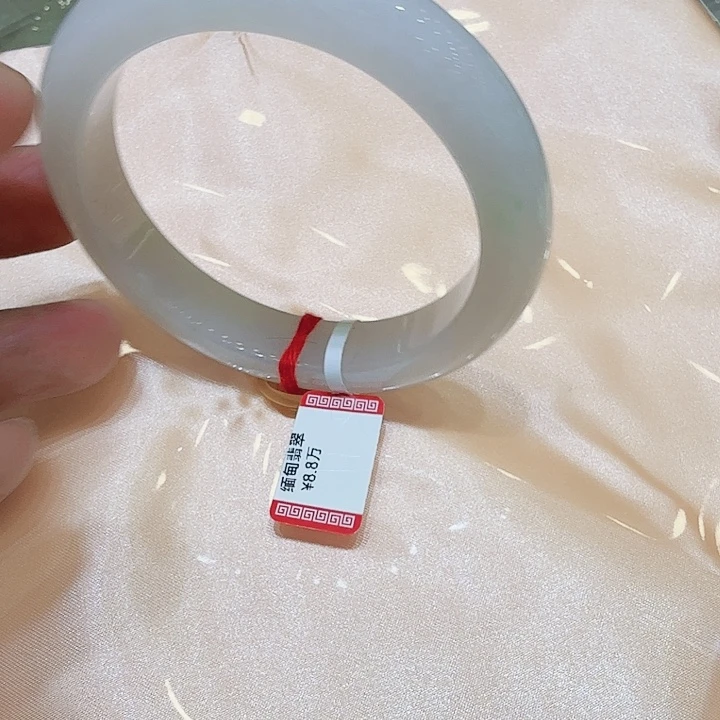 翡翠未镶嵌项圈天然翡翠手镯