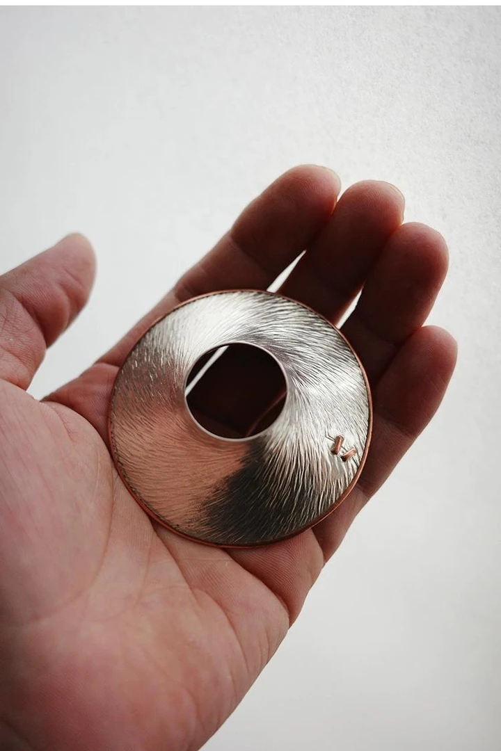 清物堂-纯银盖置-茶具-茶道-茶器-全手工