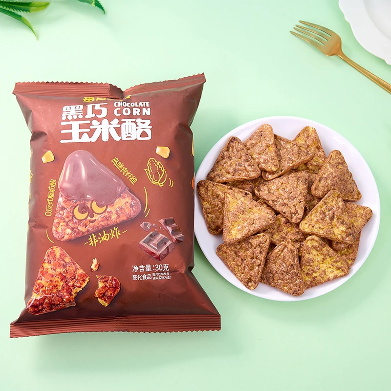 每日云酪蜂蜜黄油黑巧玉米酪脆片儿童休闲网红健康解馋膨化小零食