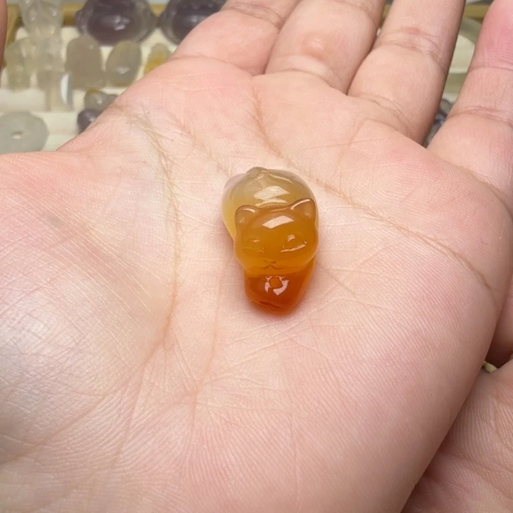 玛瑙/玉髓颈饰未镶嵌糕**～