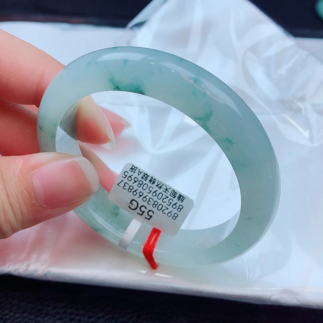 翡翠未镶嵌手镯天然缅甸翡翠A货手镯