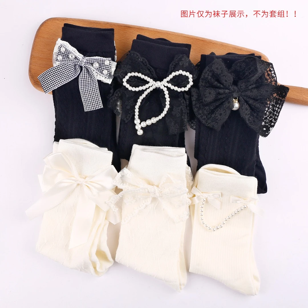 袜子女ins秋冬中筒网红爆款精梳棉堆堆袜饰品中筒袜