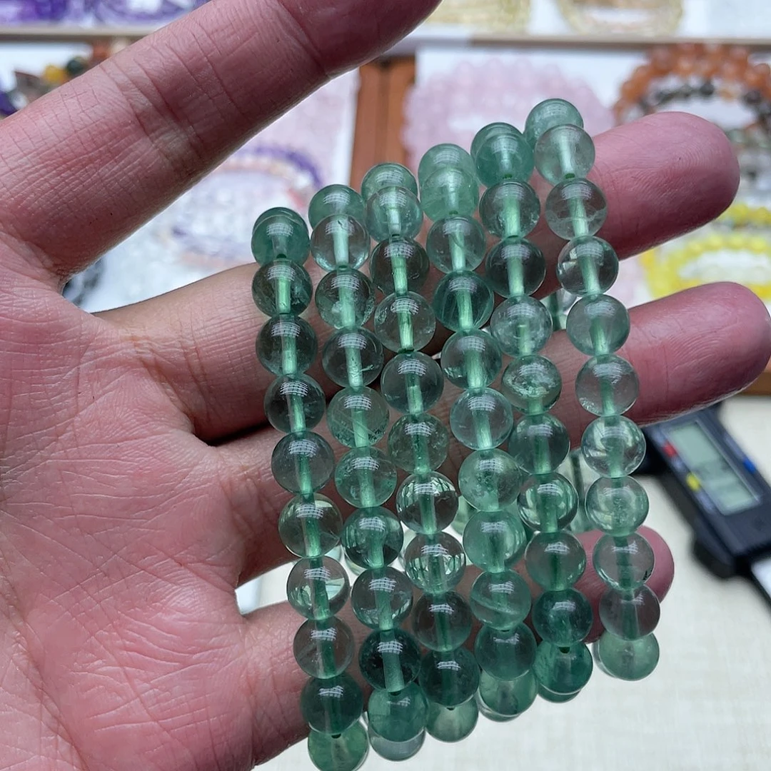 未镶嵌手串水晶绿荧石手串