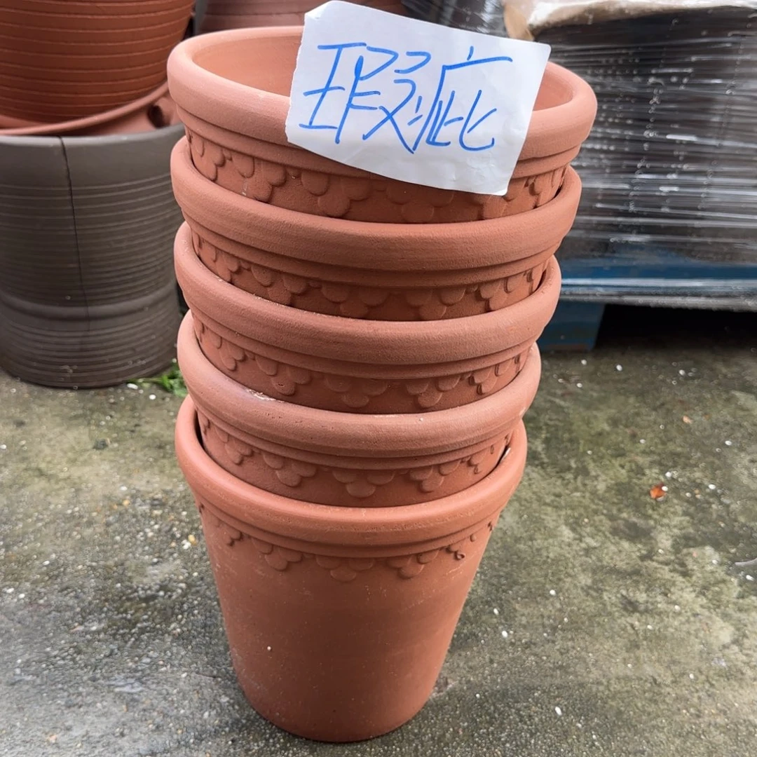 百***诚花盆紫砂口24高23宜兴紫砂瑕疵有色差粗糙