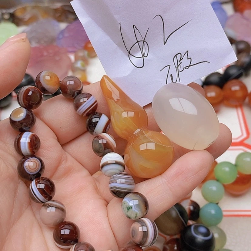 【闪购商品】玛瑙/玉髓未镶嵌珠宝半成品好*缘