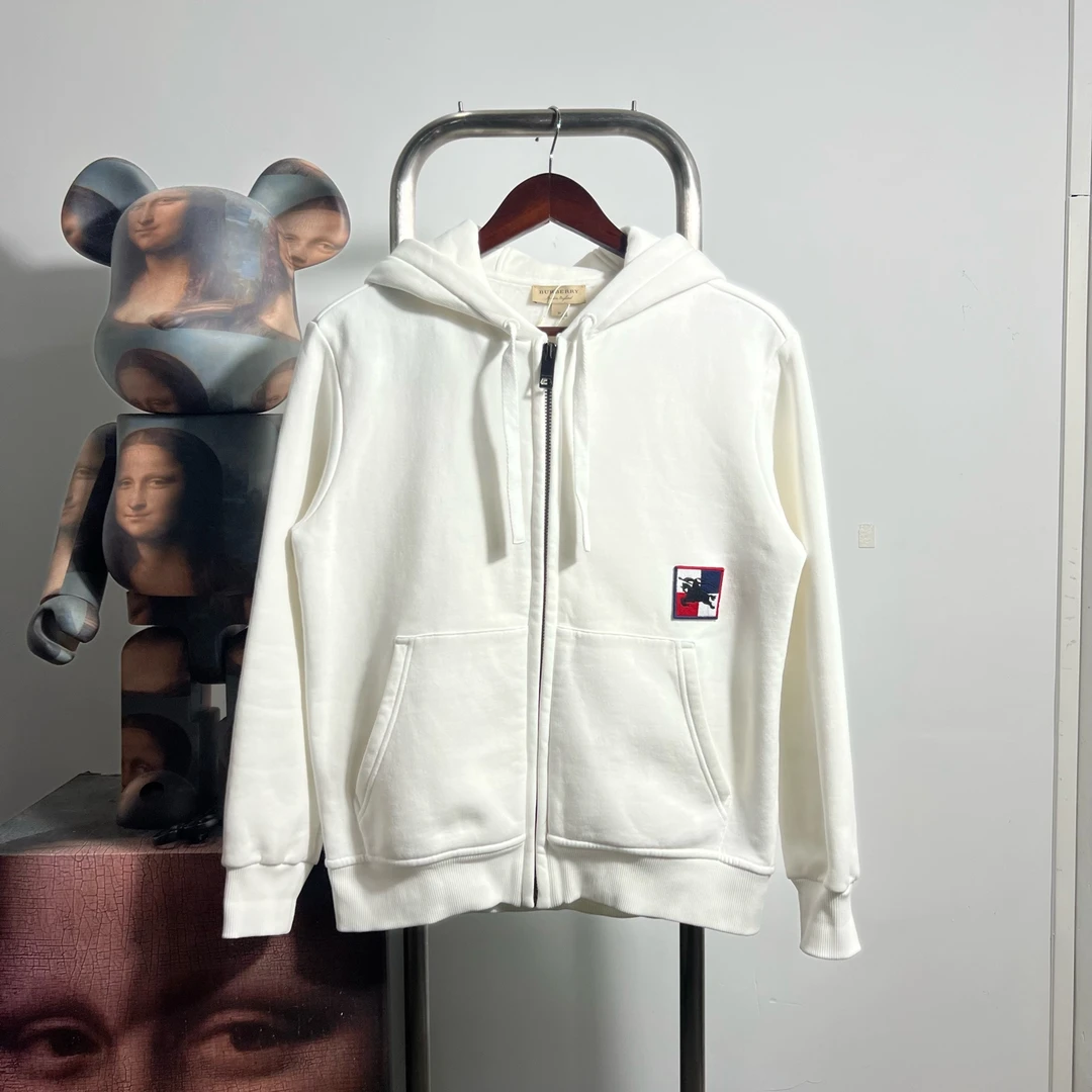 99新 BURBERRY/博柏利 14巴宝莉战马拉链外套T1709尺码：M