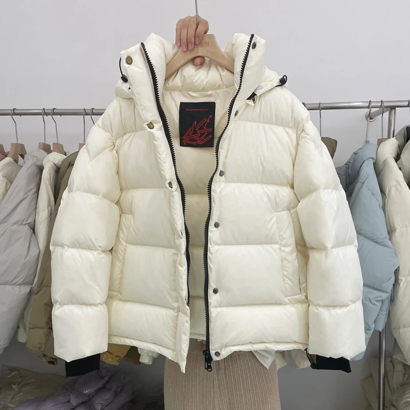 冬季新款短款连帽加厚高奢面包服时尚免洗保暖外套潮宽松韩版