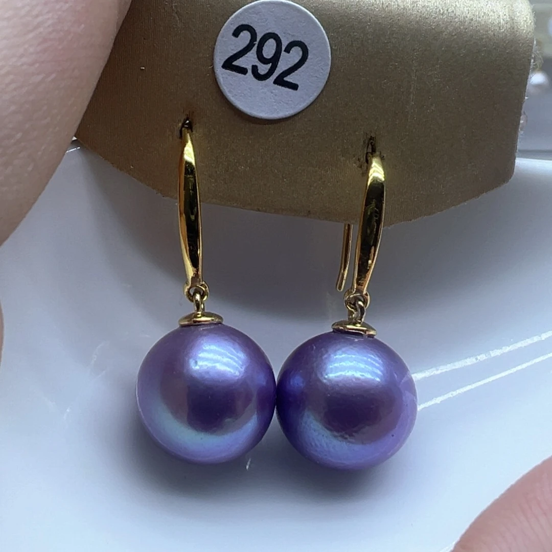 银S925镶嵌淡水珍珠耳饰