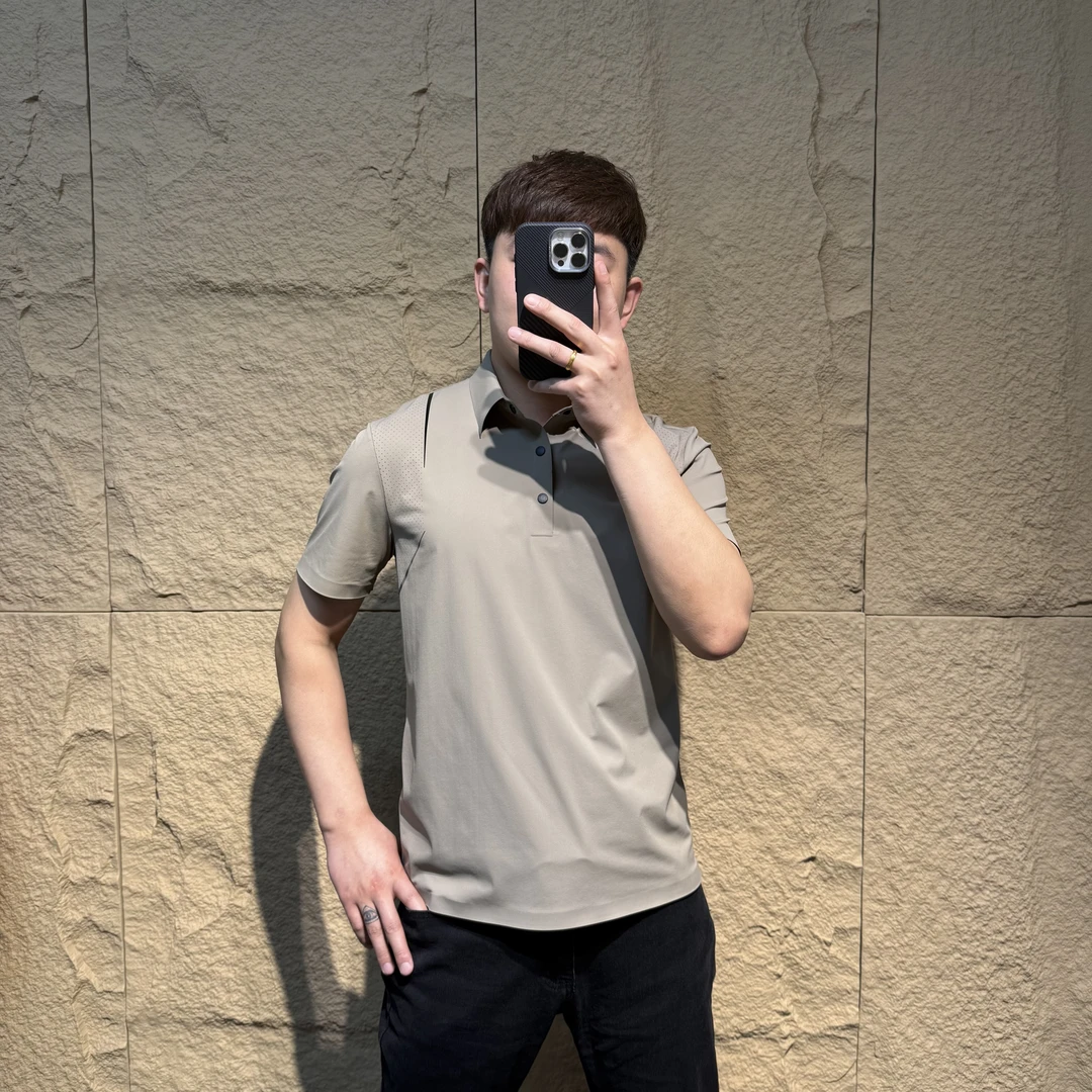 HG-7777男士短袖POLO衫商务休闲翻领透气舒适夏季半袖