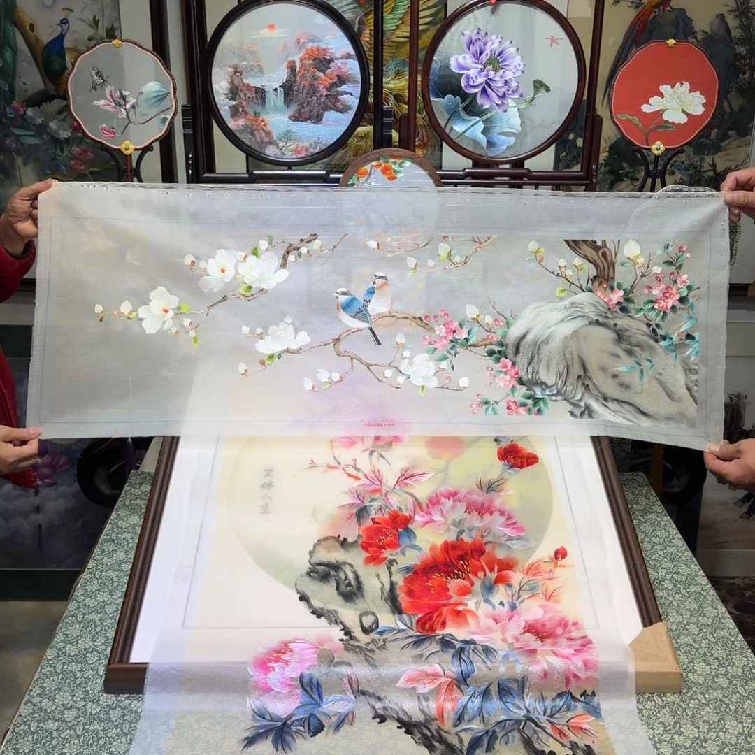 刺绣手工苏绣工艺制作技艺精湛