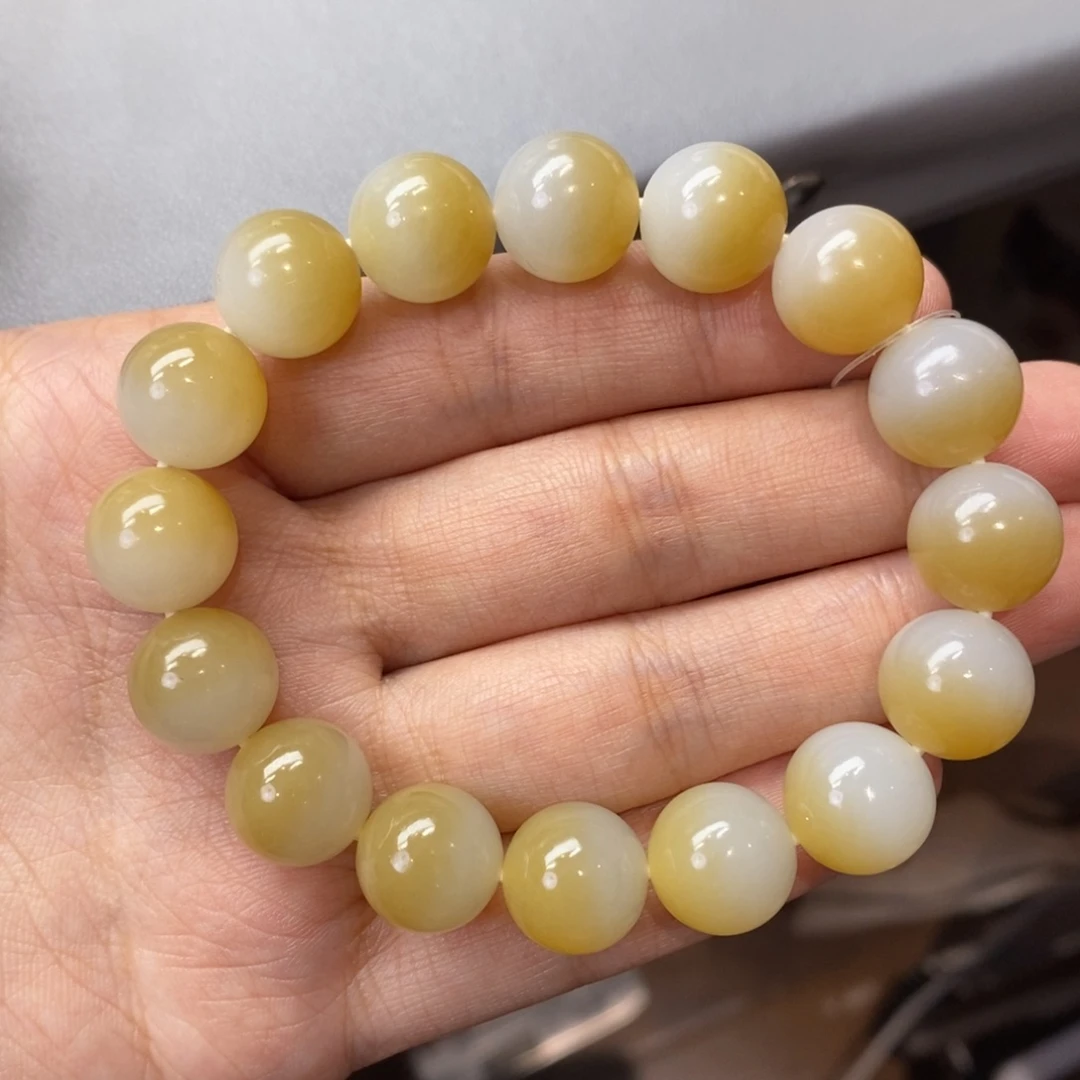 和田玉未镶嵌手串卡13