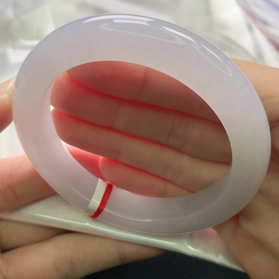 翡翠未镶嵌手镯缅甸5556完美