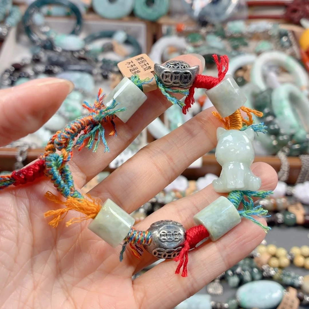 未镶嵌手链翡翠?****手串